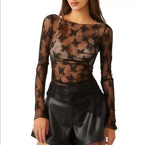 NWOT Free People Full Bloom Layer sz L